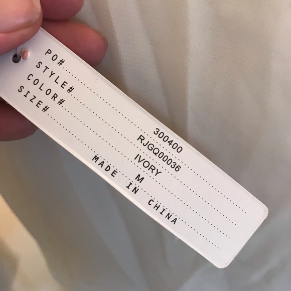 Ivory Ruffle Blouse - Picture 3 of 4